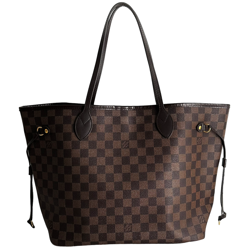 Damier Ebene Neverfull MM w/ Pouch