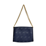 Navy Honeycomb Crossbody
