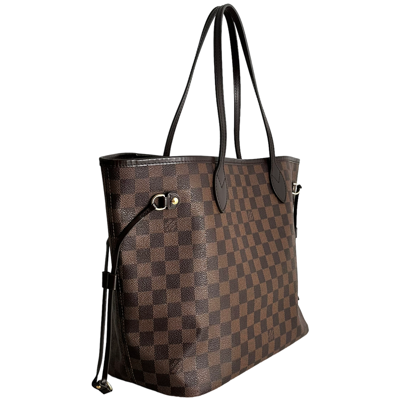 Damier Ebene Neverfull MM w/ Pouch