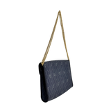 Navy Honeycomb Crossbody