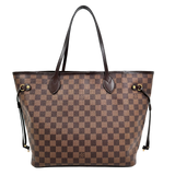 Damier Ebene Neverfull MM Rose Ballerine