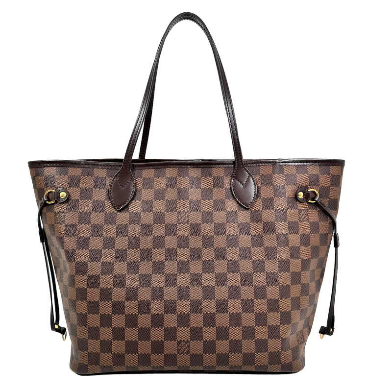 Damier Ebene Neverfull MM Rose Ballerine