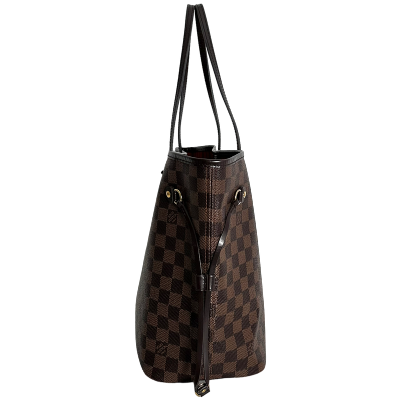 Damier Ebene Neverfull MM w/ Pouch