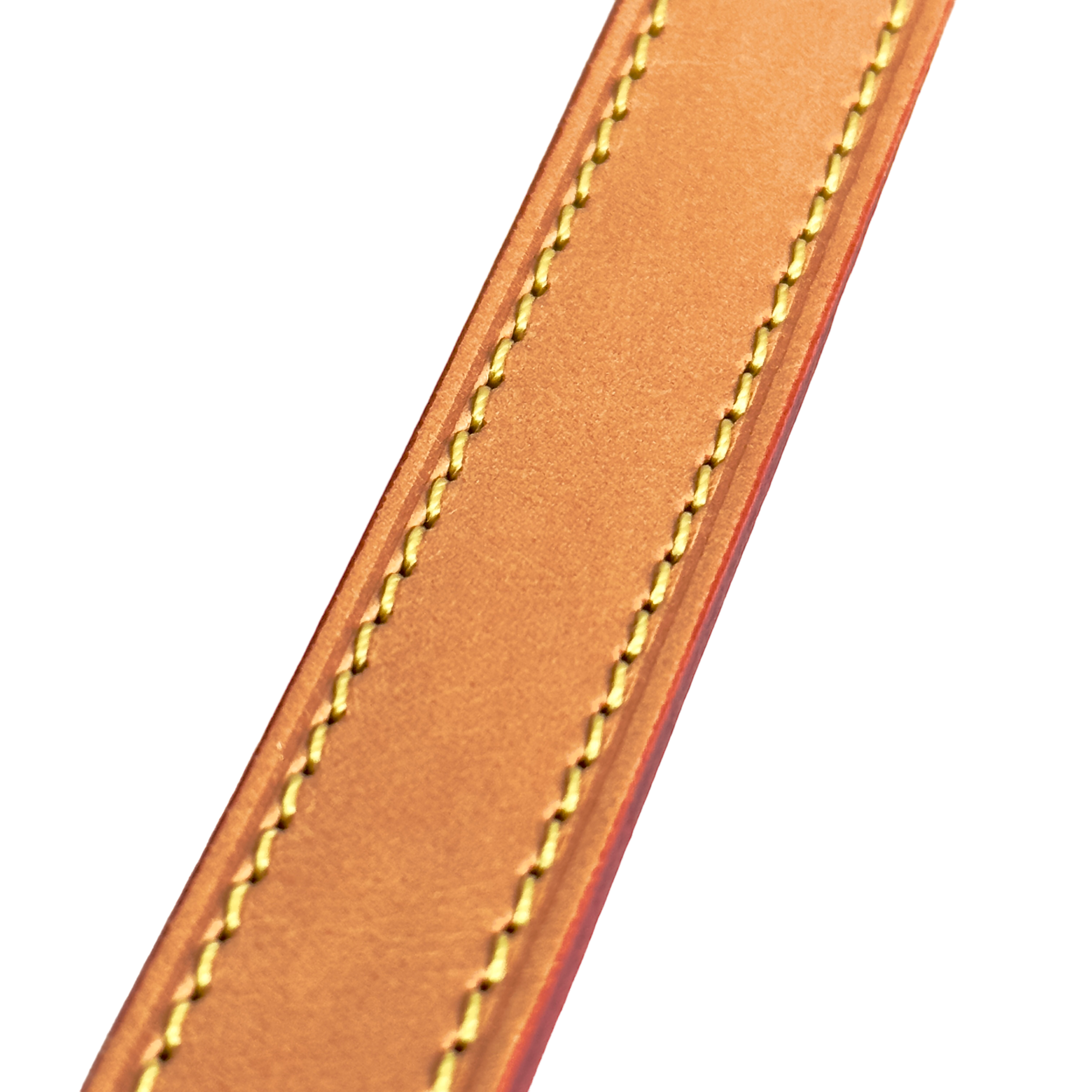 Wide Vachetta Leather Strap - Honey Patina