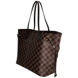 Damier Ebene Neverfull MM w/ Pouch