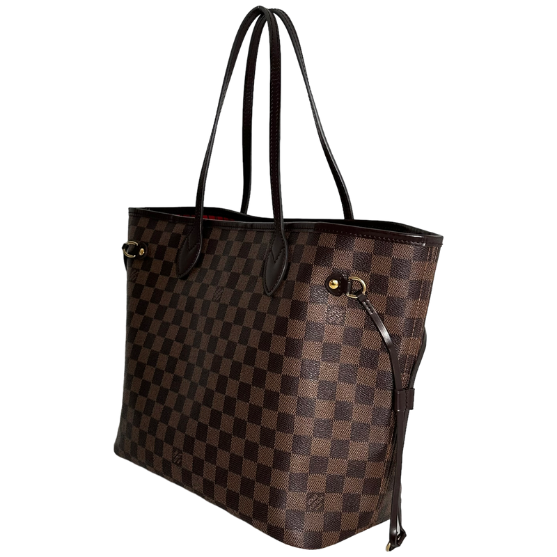 Damier Ebene Neverfull MM w/ Pouch