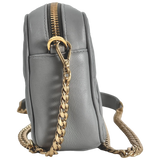 Light Grey Bandoliera Nappa Gaufre Bag