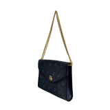 Navy Honeycomb Crossbody