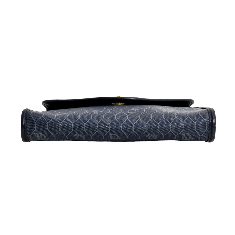 Navy Honeycomb Crossbody