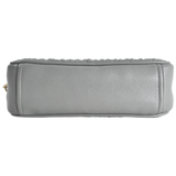 Light Grey Bandoliera Nappa Gaufre Bag