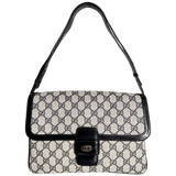 Navy GG Web Crossbody