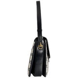 Navy GG Web Crossbody