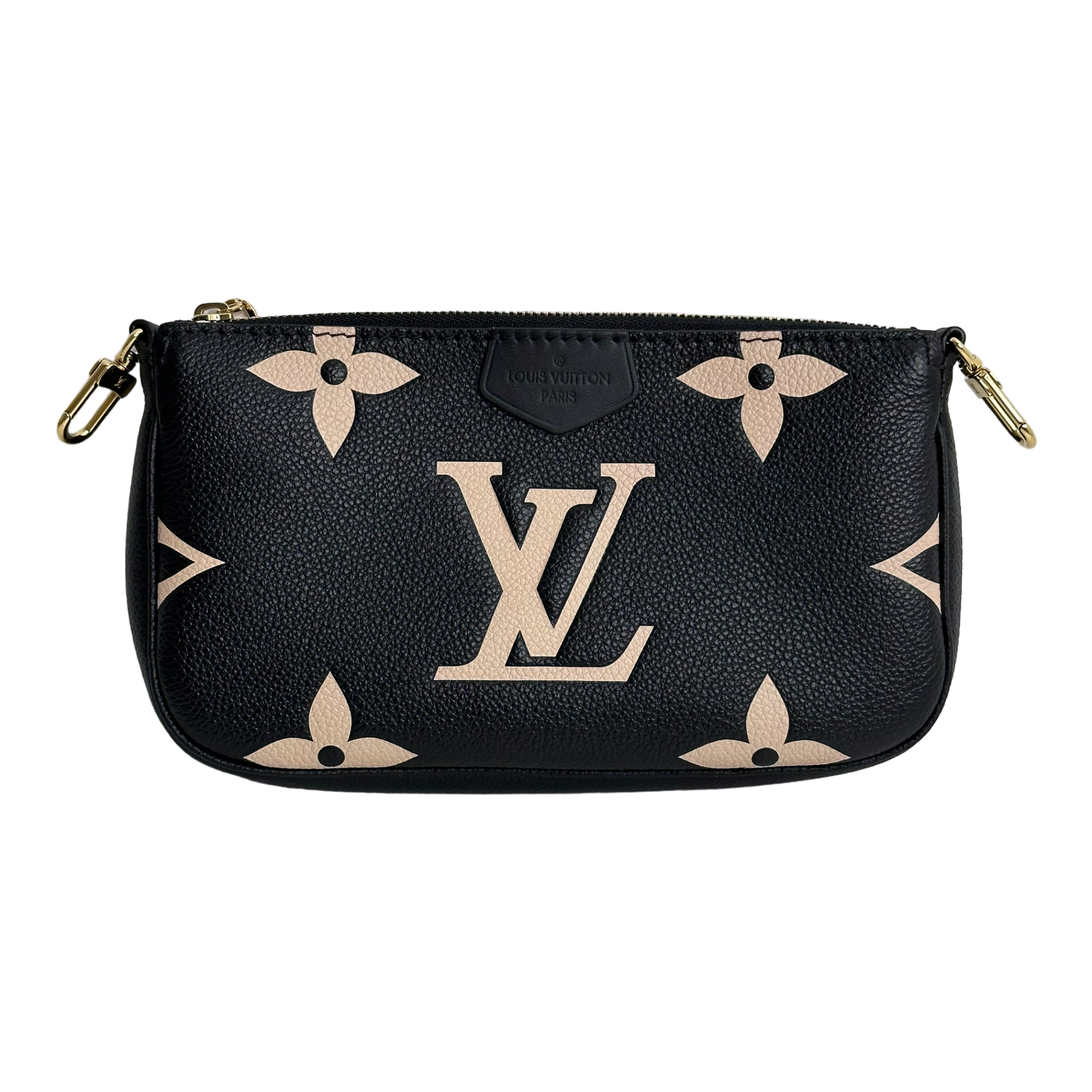 Bicolor Monogram Empreinte Leather Multi Pochette