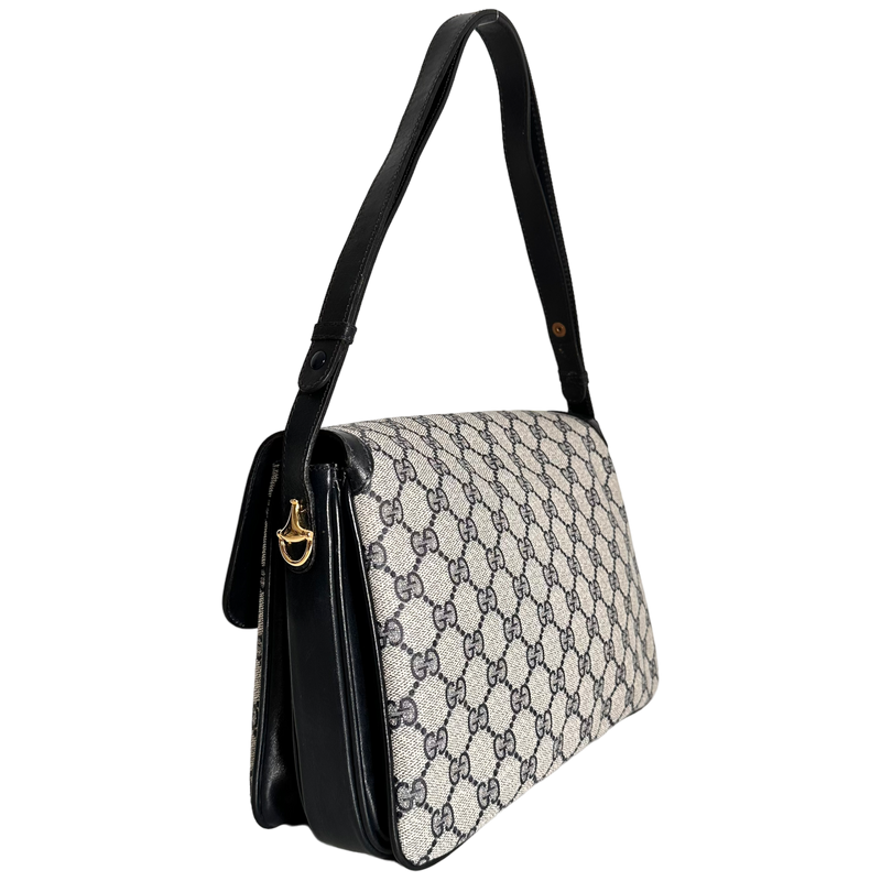Navy GG Web Crossbody