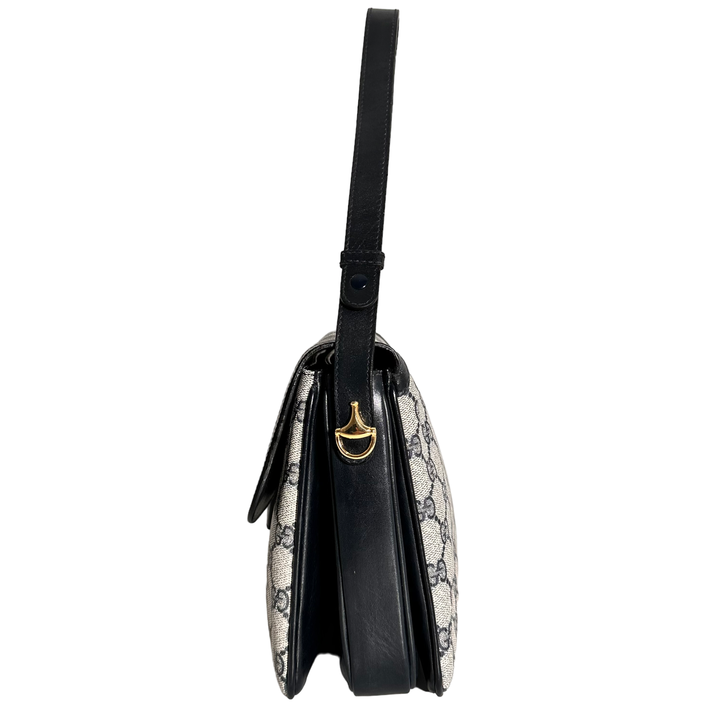 Navy GG Web Crossbody