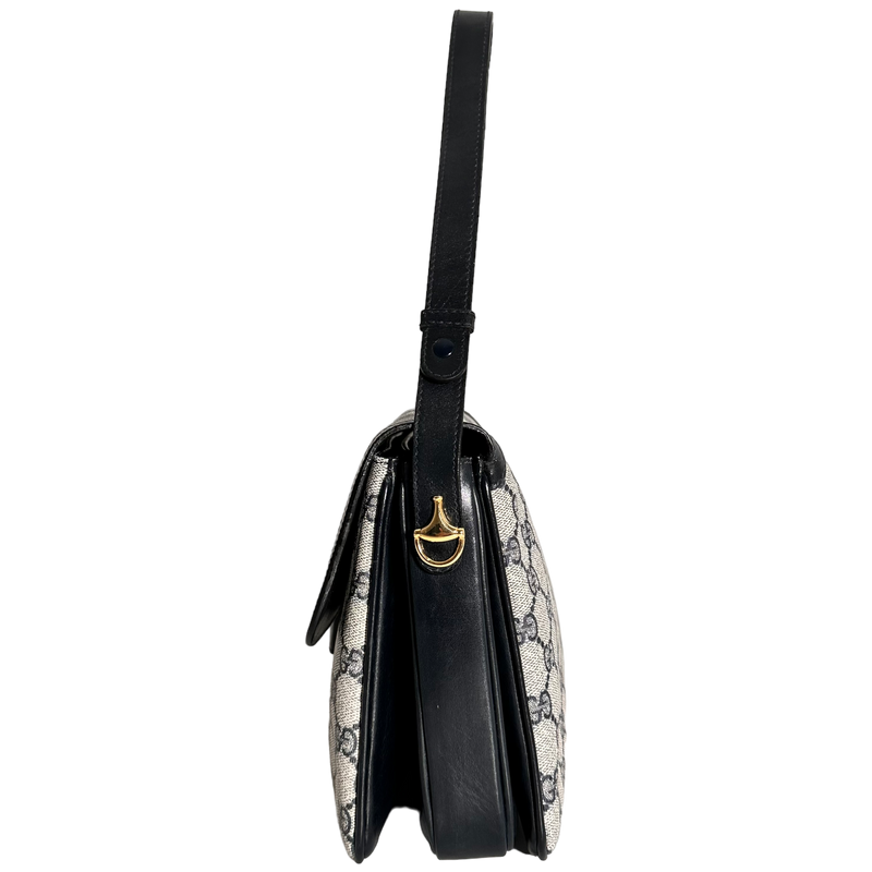 Navy GG Web Crossbody