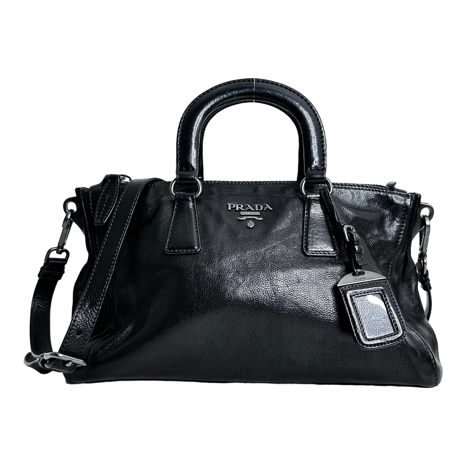 Black Glace Calfskin Handbag