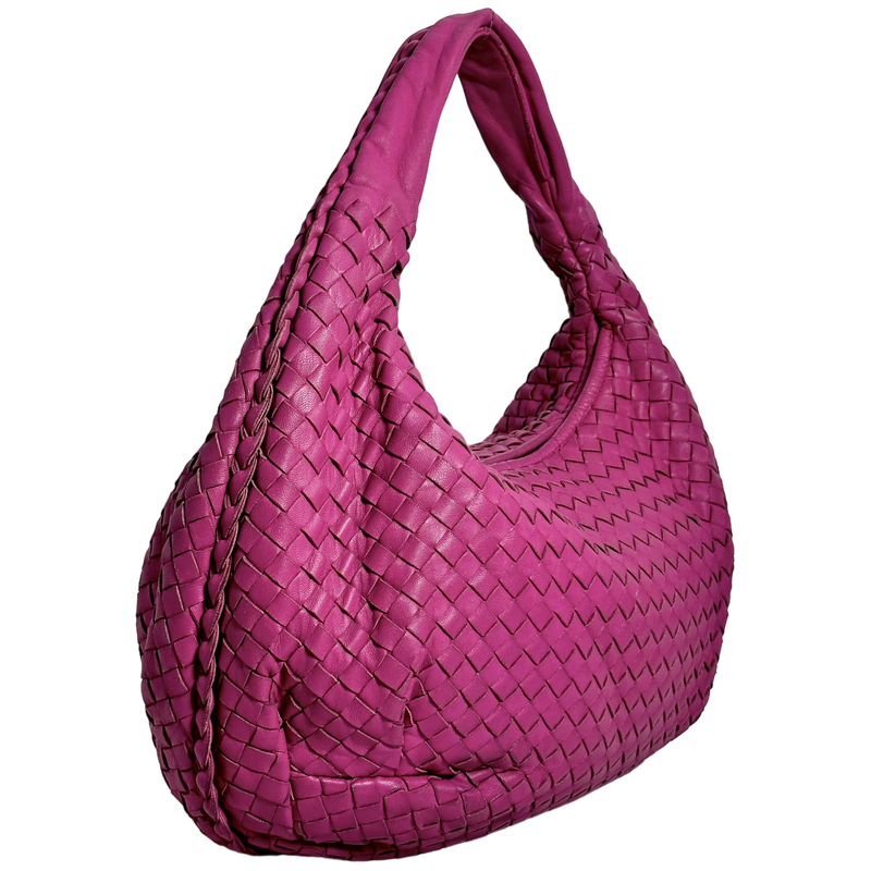 Pink Intrecciato Hobo