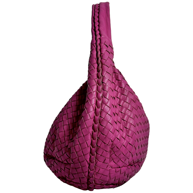 Pink Intrecciato Hobo