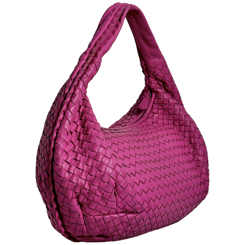 Pink Intrecciato Hobo