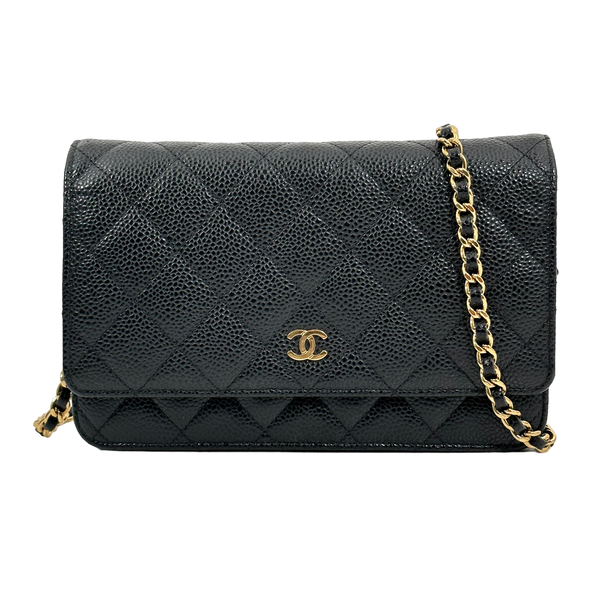 Classic Black Caviar Wallet on Chain (WOC)