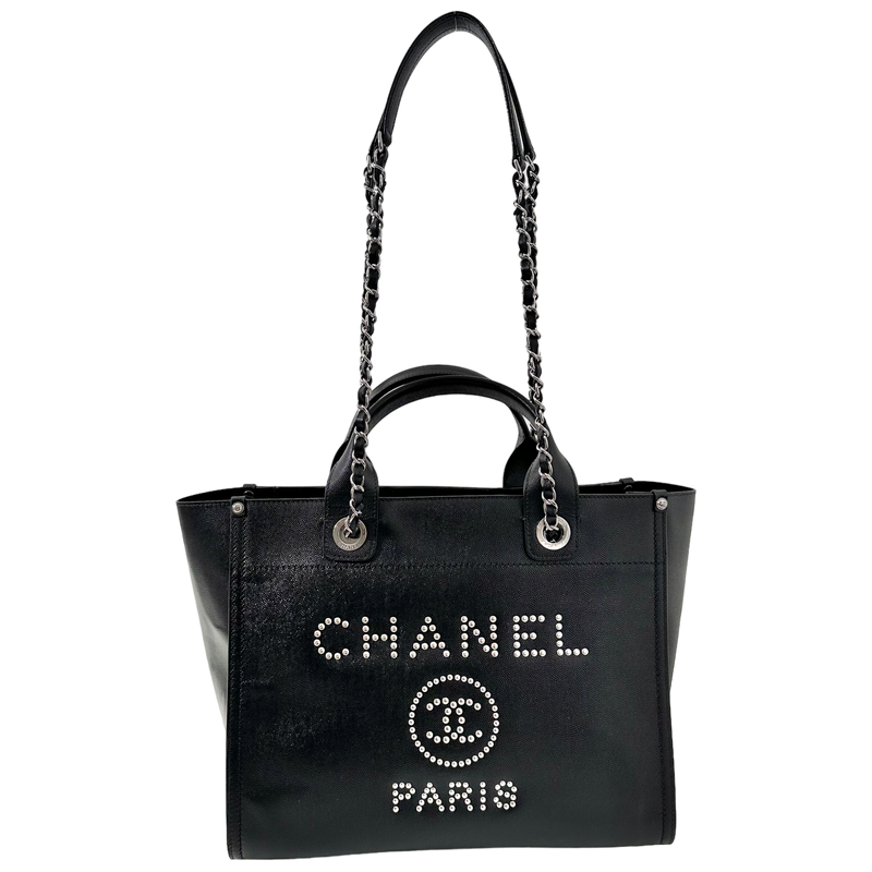 Medium Studded Deauville Shopping Bag