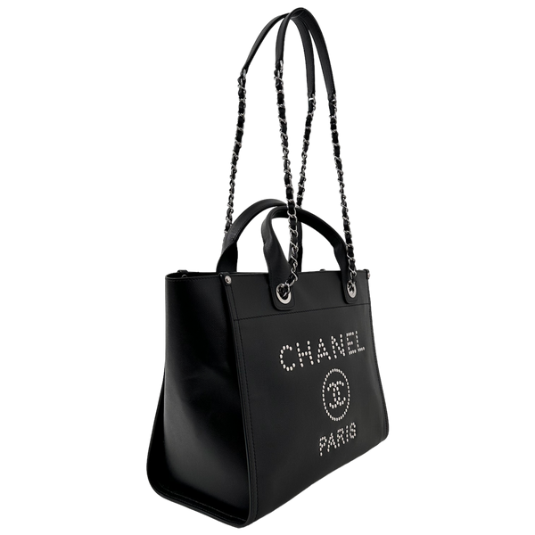 Medium Studded Deauville Shopping Bag