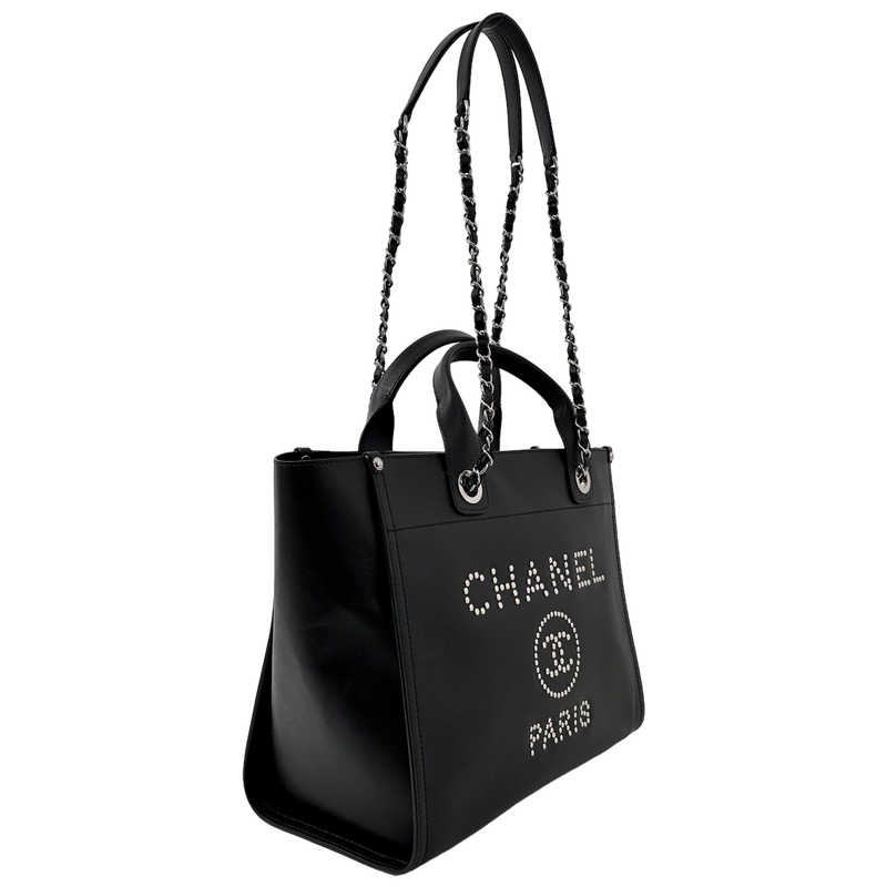 Medium Studded Deauville Shopping Bag