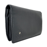Camellia Leather Wallet