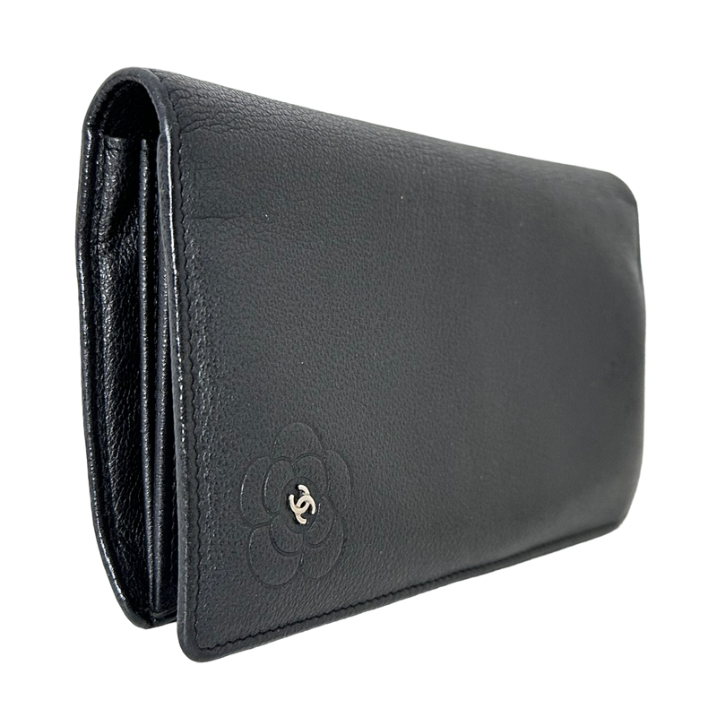 Camellia Leather Wallet