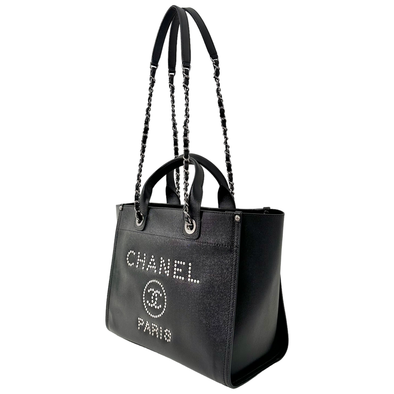 Medium Studded Deauville Shopping Bag