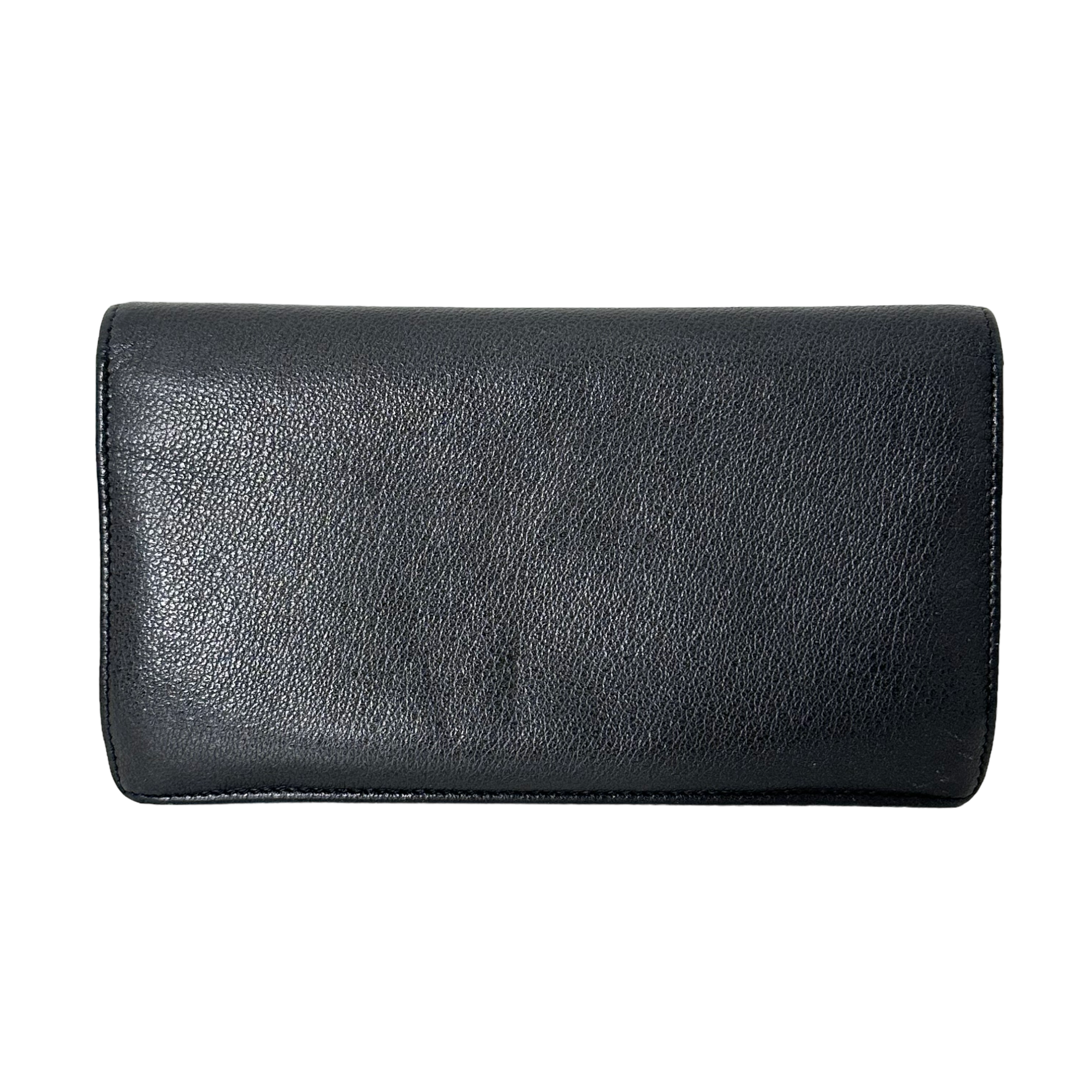 Camellia Leather Wallet