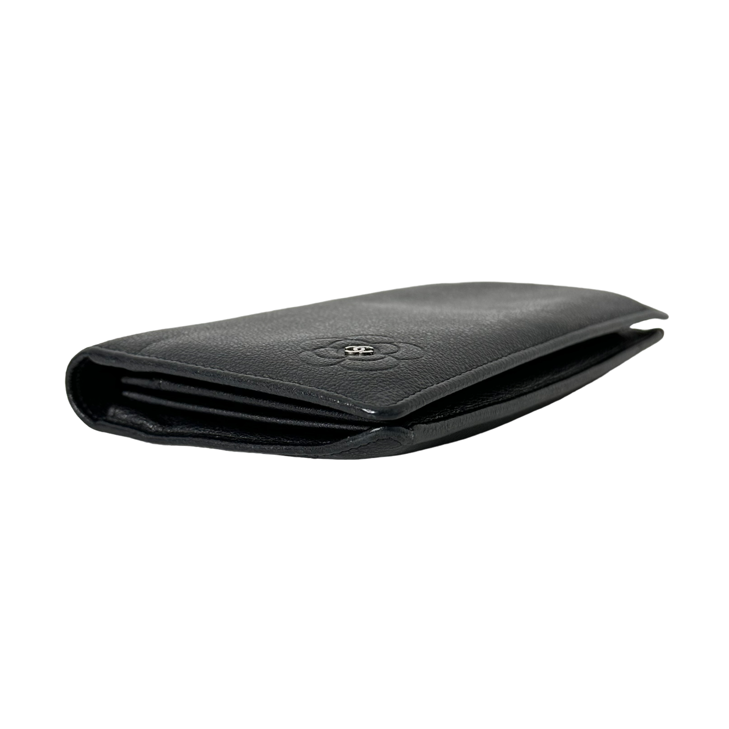 Camellia Leather Wallet