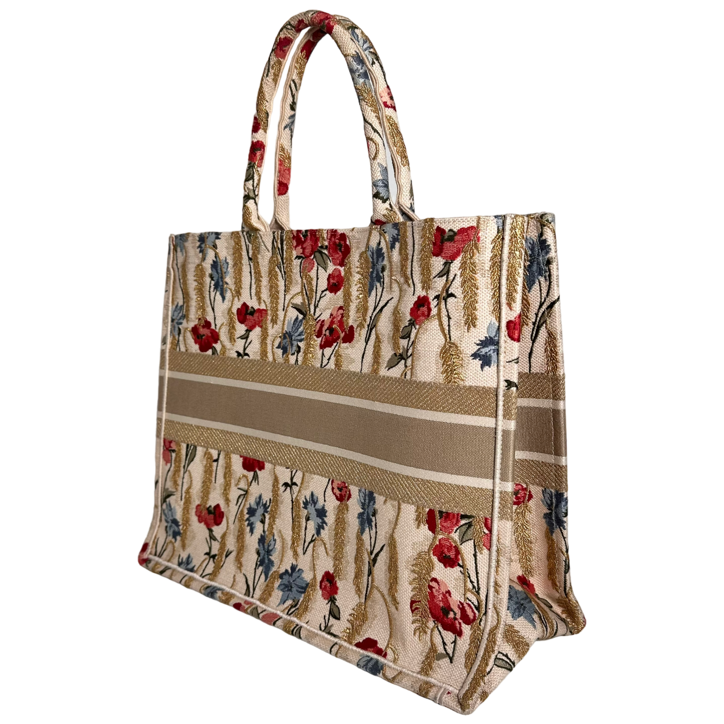 Medium Book Tote - Hibiscus Lunar New Year Edition