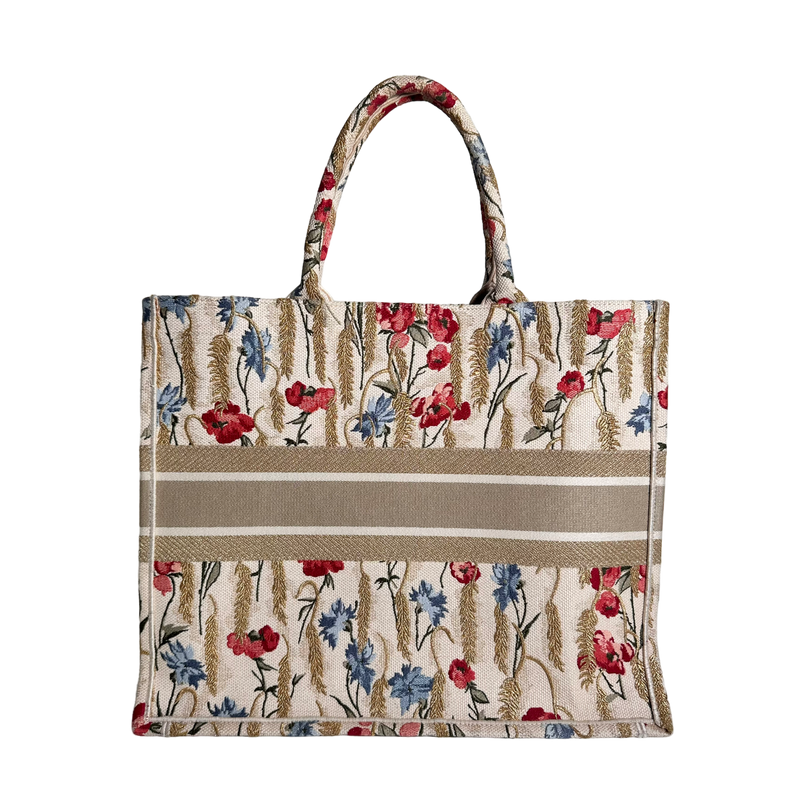 Medium Book Tote - Hibiscus Lunar New Year Edition