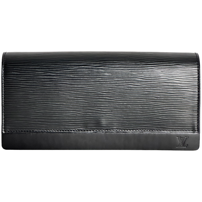 Black Epi Clutch