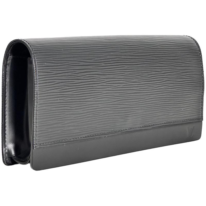 Black Epi Clutch