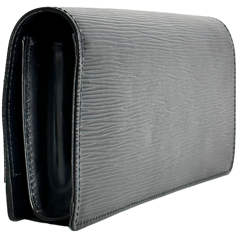 Black Epi Clutch