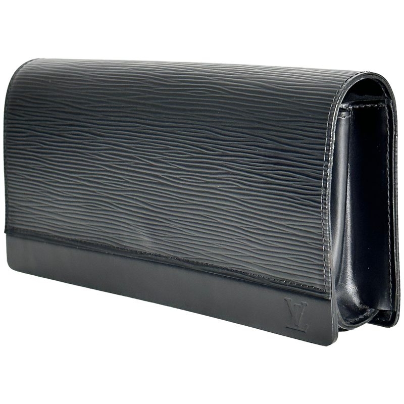 Black Epi Clutch