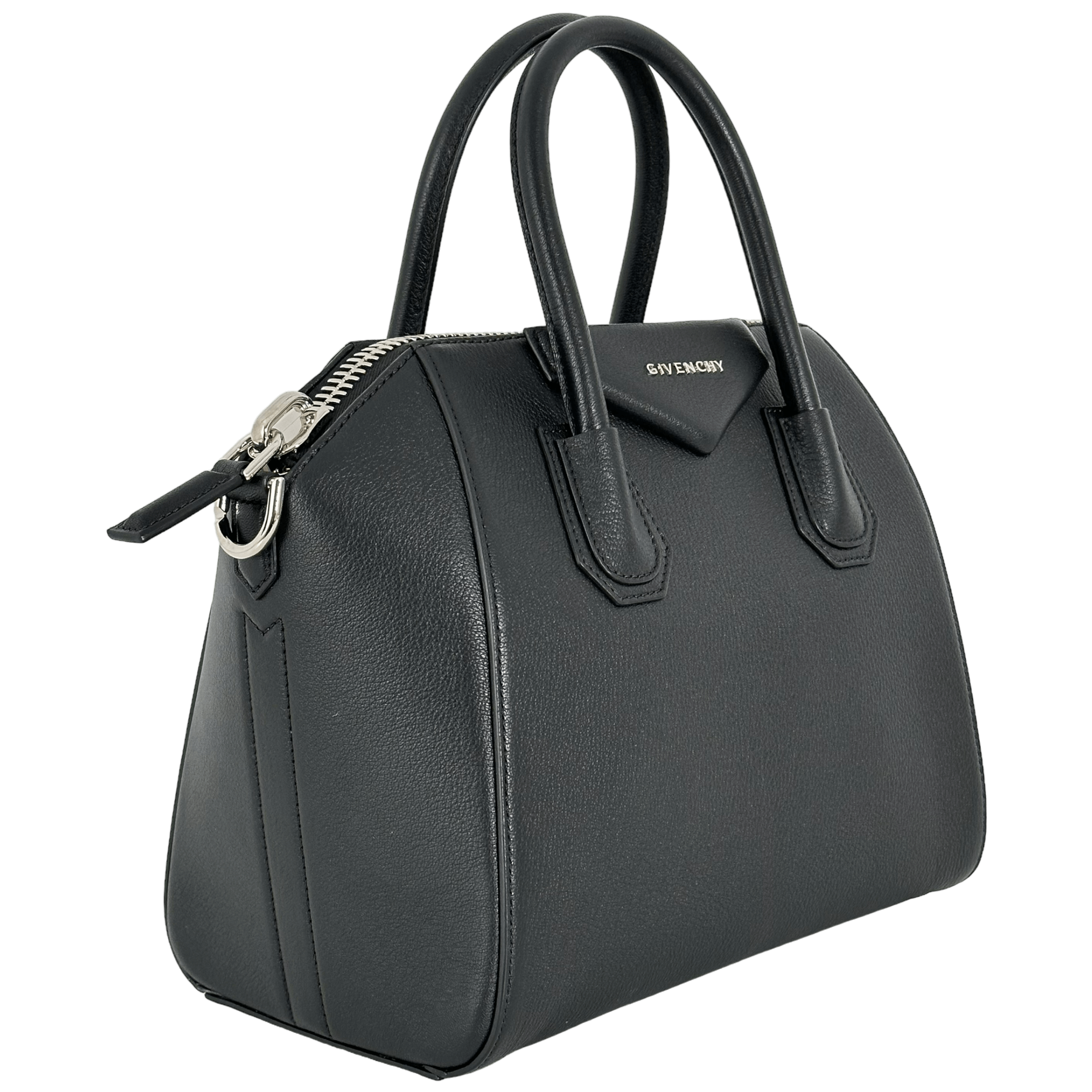 Small Antigona Grained Leather Bag