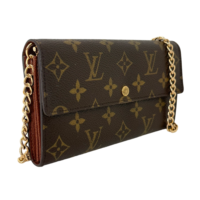 Sarah Wallet with Gold Chain