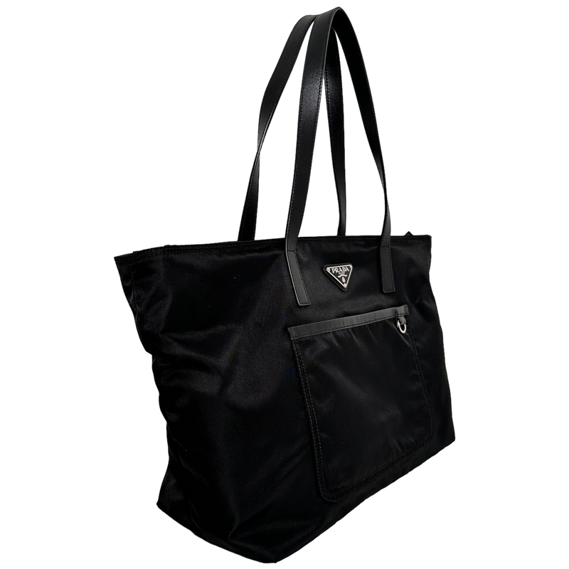Medium Nylon Tessuto Tote