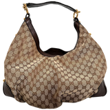 Large GG Canvas Hobo Bag