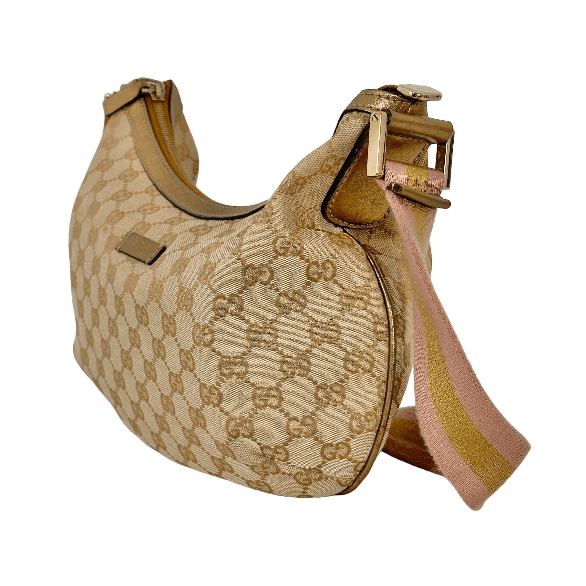 GG Pink & Gold Messanger Bag