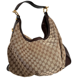 Large GG Canvas Hobo Bag