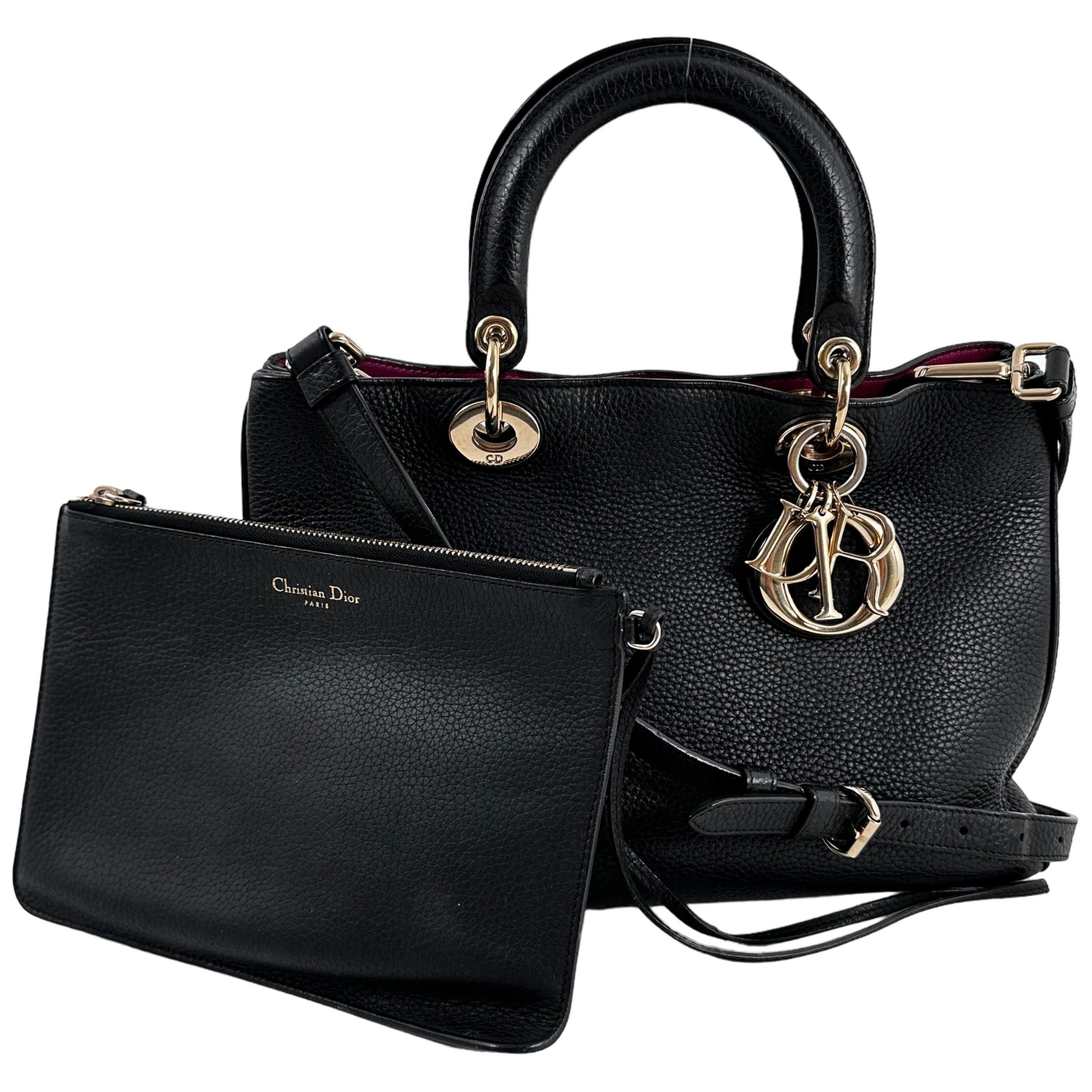 Large Diorissimo Rose Bag