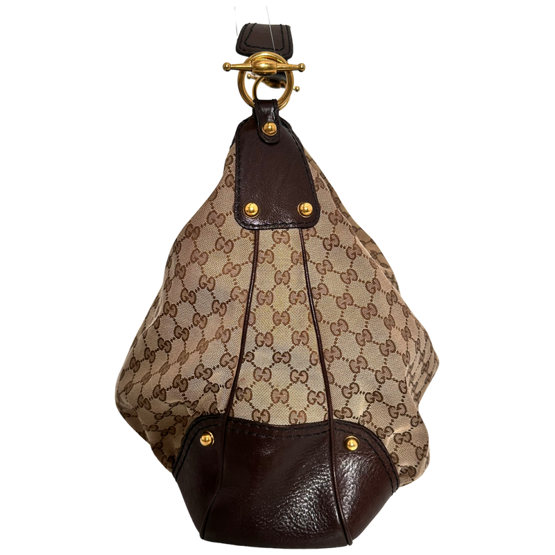 Large GG Canvas Hobo Bag