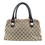 Vintage GG Canvas Handbag