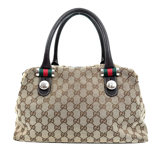 Vintage GG Canvas Handbag