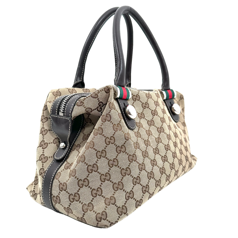 Vintage GG Canvas Handbag